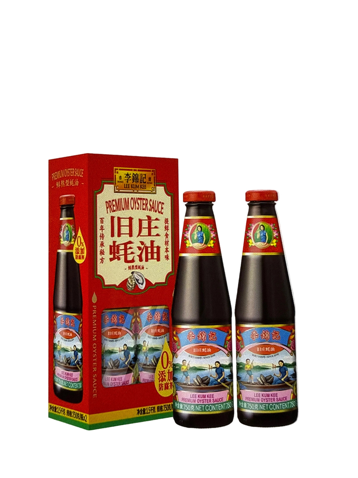 李锦记 旧庄蚝油750克*2