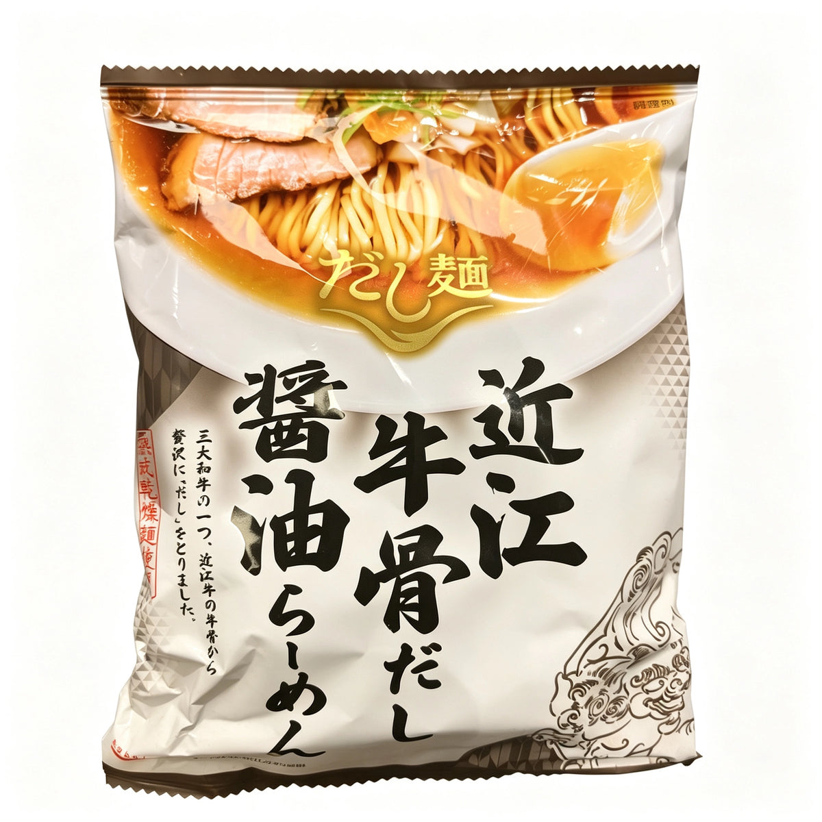 日本拉面近江牛骨酱油汤单包装