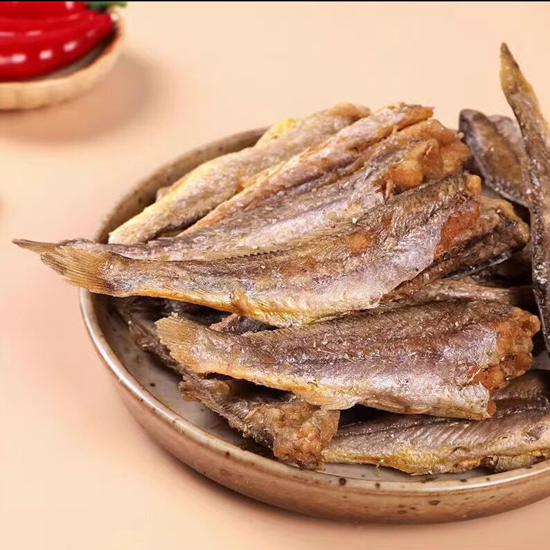 特产 香烤酥脆小黄鱼/黄鱼酥/鱼干海味即食零食小吃 香酥小黄鱼450g原味