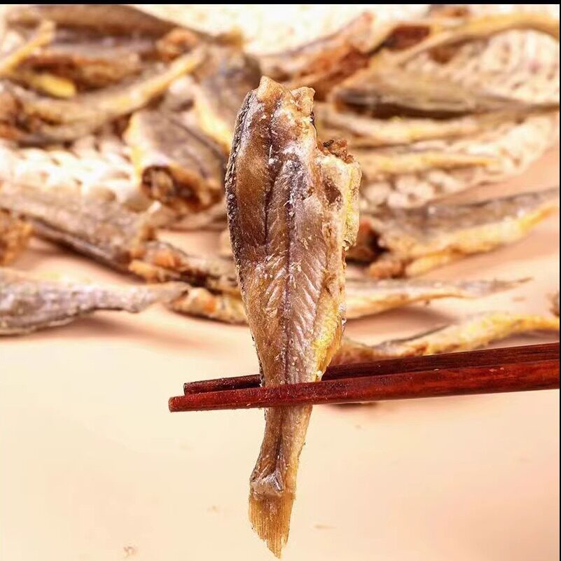 特产 香烤酥脆小黄鱼/黄鱼酥/鱼干海味即食零食小吃 香酥小黄鱼450g原味