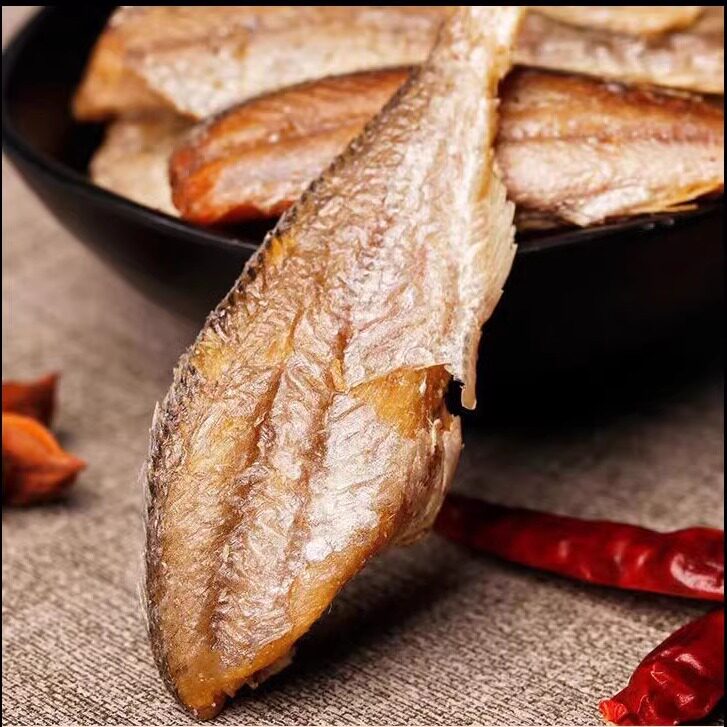特产 香烤酥脆小黄鱼/黄鱼酥/鱼干海味即食零食小吃 香酥小黄鱼450g原味